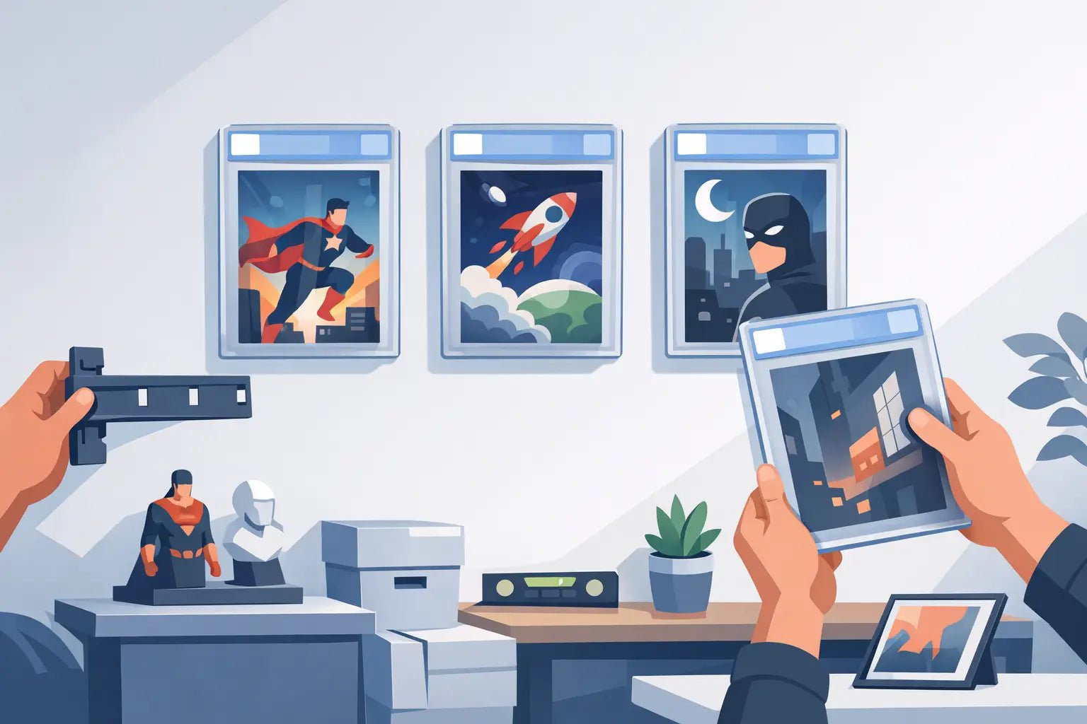 Choosing the Right Wall Mount for Graded Comics - Slab Saver Comics