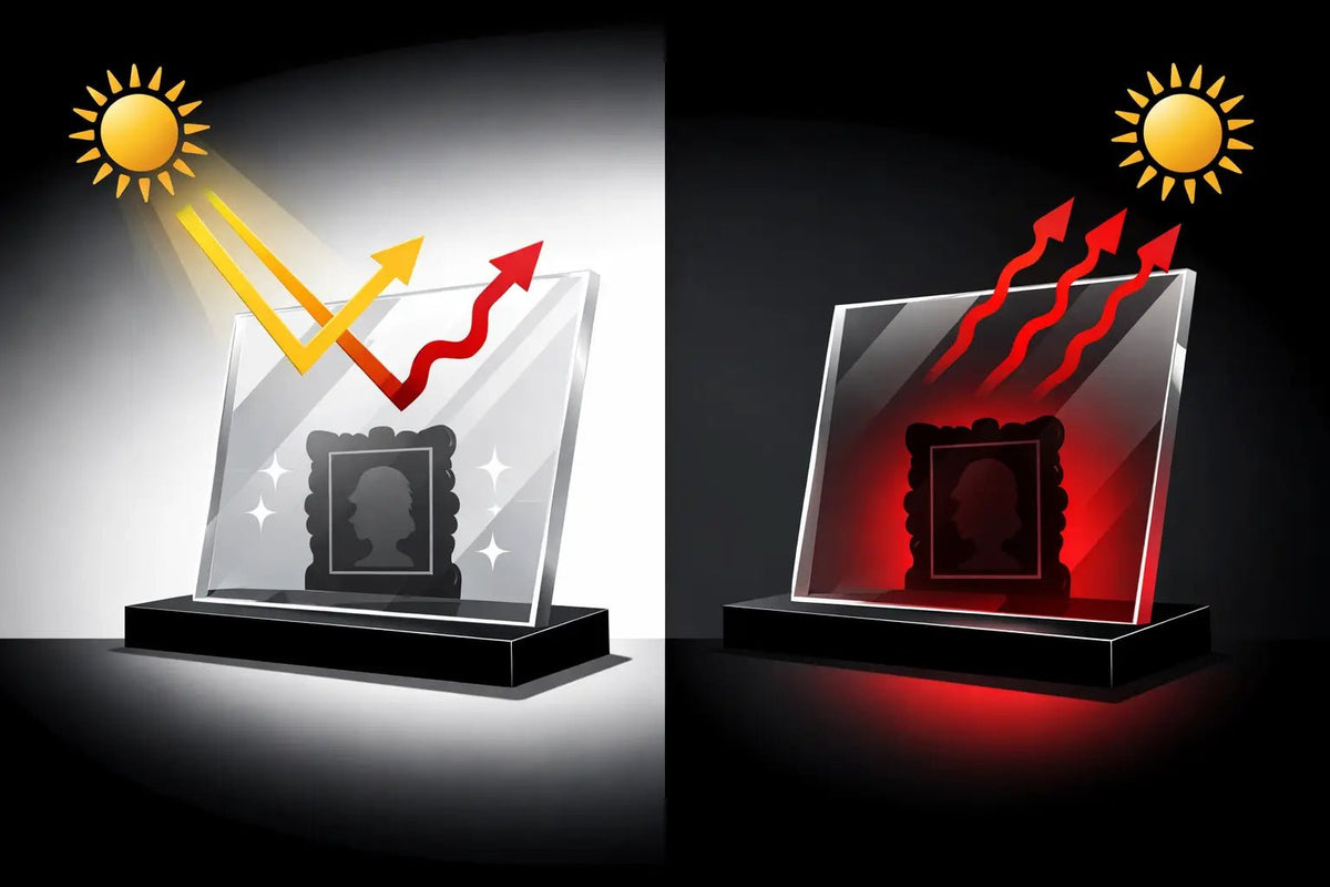 UV Filtering Versus Standard Acrylic for Slabs - Slab Saver Comics