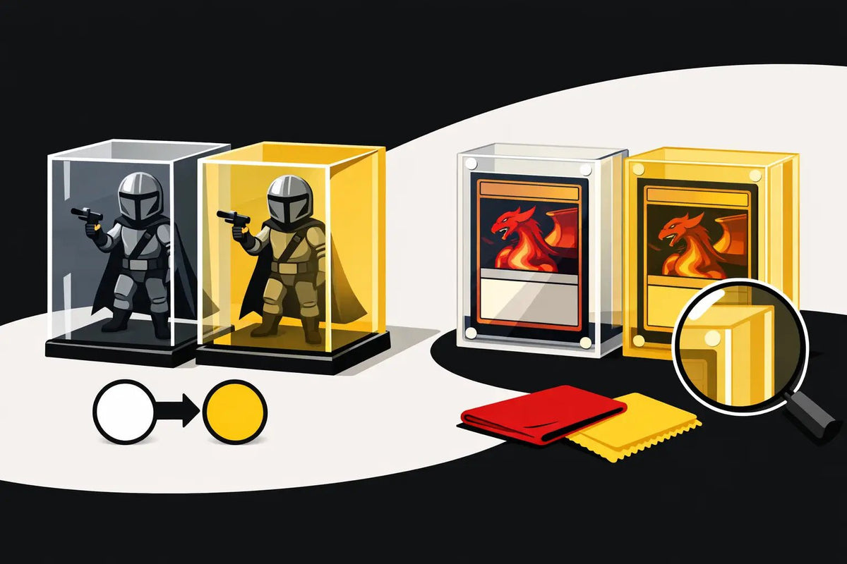 Do Acrylic Cases Yellow? What Collectors Need - Slab Saver Comics