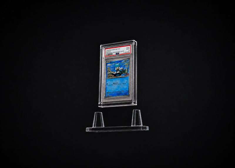 Slab Saver UV display case with CGC graded comics