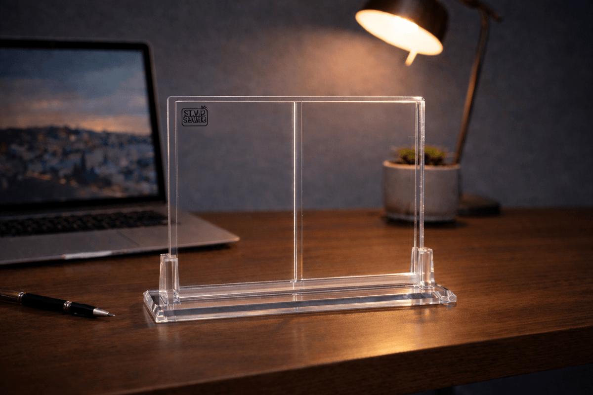 Graded Card / PSA UV Display Stand - Double – Slab Saver