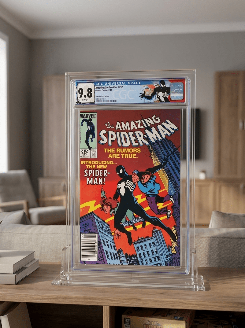 CGC Comic Display Case w/ Stand – UV-Protected Acrylic Slab Display| Slab Saver - Slab Saver Comics